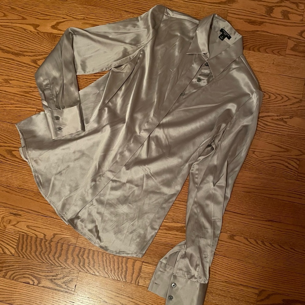 Ann Taylor Metallic Blouse